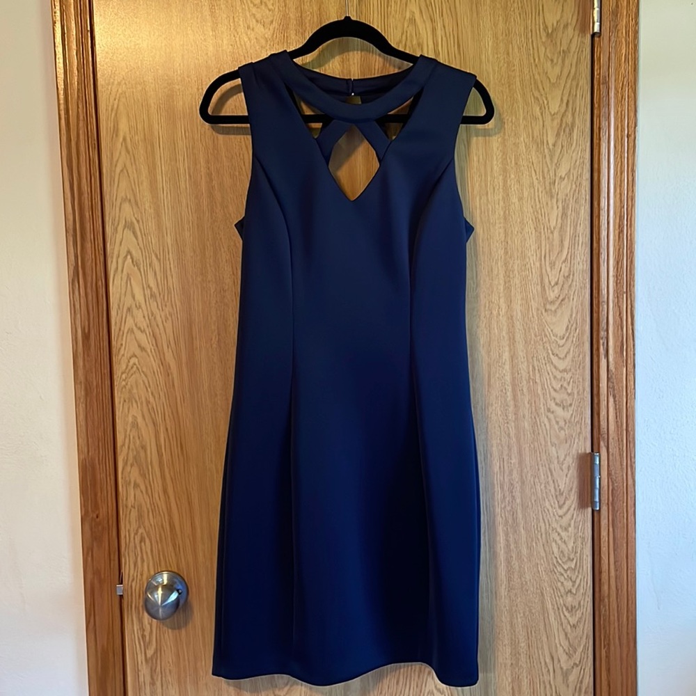 Navy Guess Cutout Dress